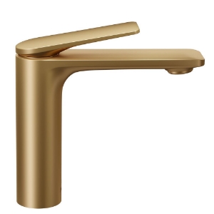 Picture of Single Lever Extended Basin Mixer - Gold Matt PVD