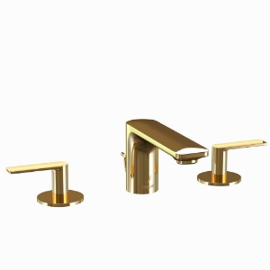 Picture of 3-Hole Basin Mixer with Popup Waste System - Gold Bright PVD