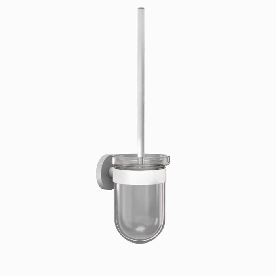 Picture of Toilet Brush & Holder - White Matt