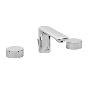 Picture of 3-hole basin mixer with popup waste system - Chrome