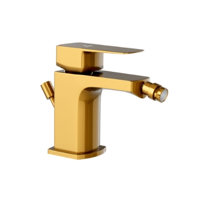 Picture of Single Lever Bidet Mixer with Popup Waste - Gold Bright PVD