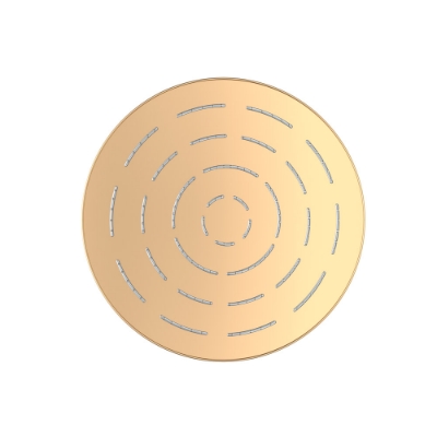 Picture of Single Function Round Shape Maze Overhead Shower - Auric Gold