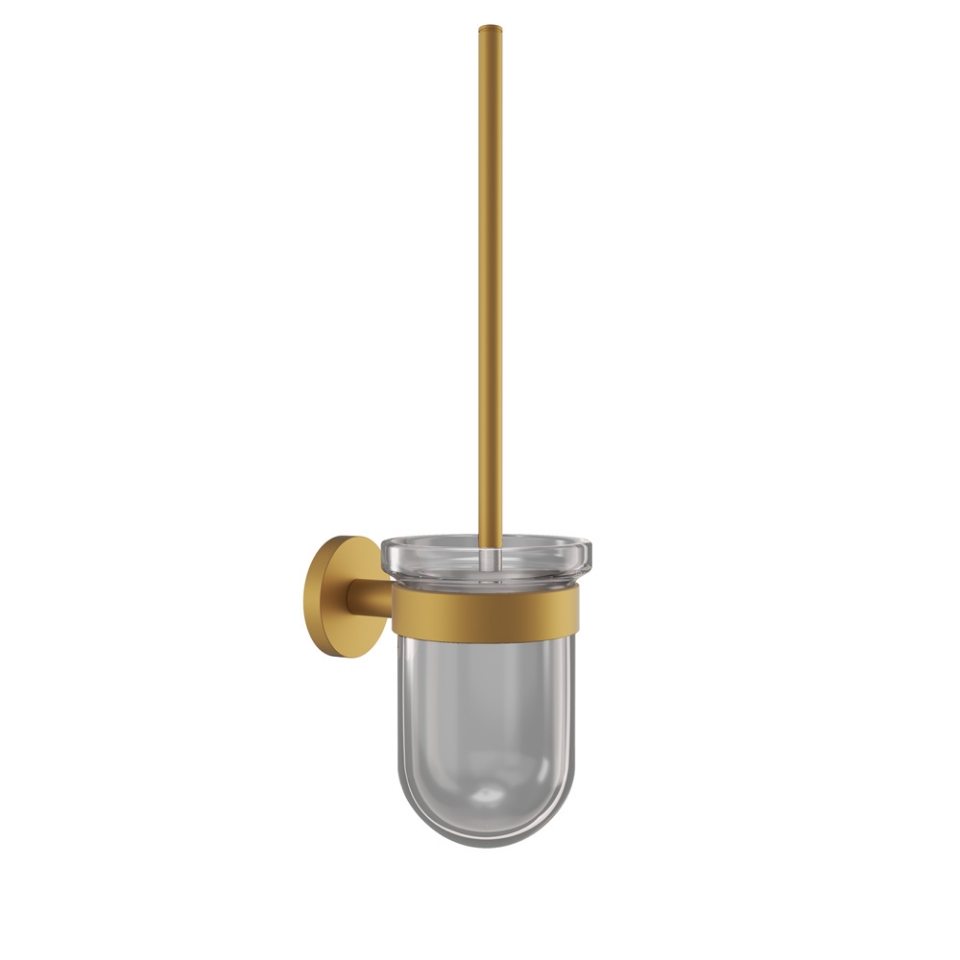 Picture of Toilet Brush & Holder - Gold Matt PVD