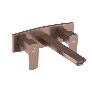 Picture of 3 Hole Basin Mixer Wall Mounted - Antique Copper