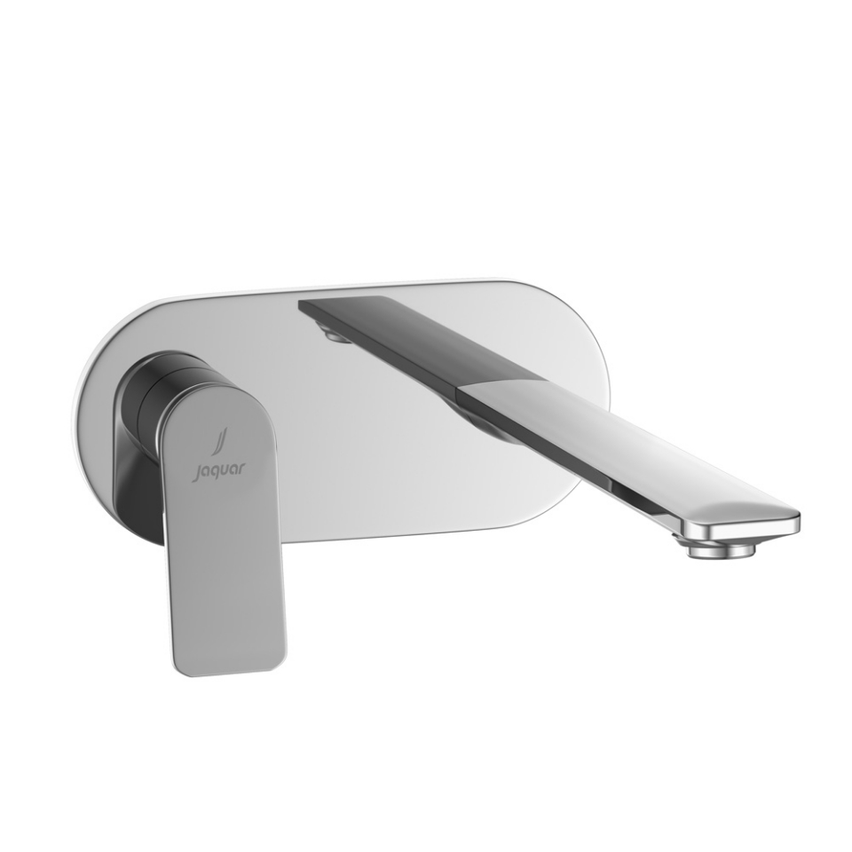 Picture of Exposed Parts of Left Hand Side Operated Single Lever Built-in In-wall Manual Valve  - Chrome