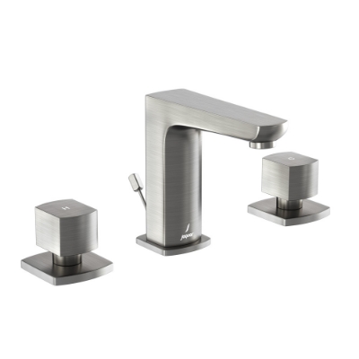 Picture of 3 Hole Basin Mixer with Popup Waste - Stainless Steel