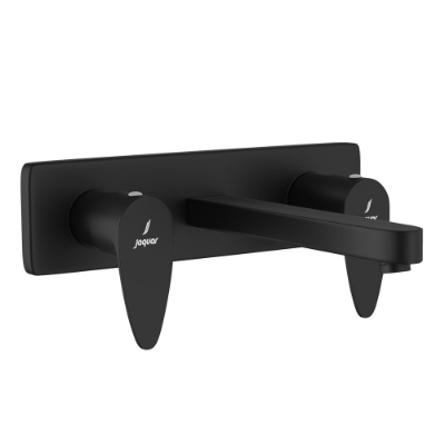 Picture of 3 Hole Basin Mixer Wall Mounted - Black Matt