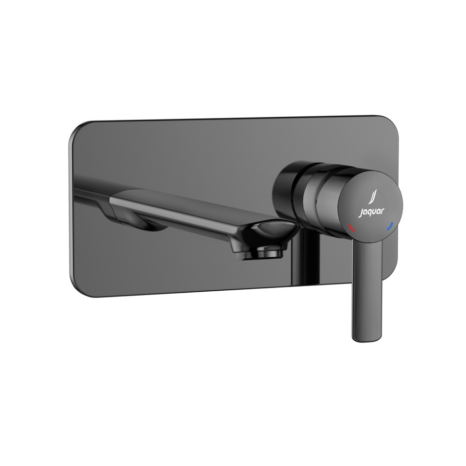 Picture of Exposed Parts of Single Lever Built-in In-wall Manual Valve - Black Chrome