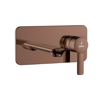 Picture of Exposed Parts of Single Lever Built-in In-wall Manual Valve - Blush Gold PVD