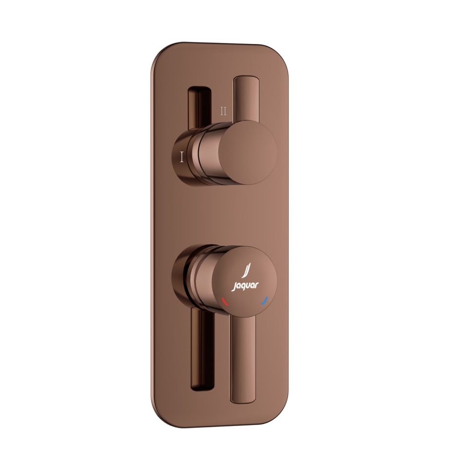 Picture of Aquamax Exposed Part Kit of Single Lever Shower Mixer - Blush Gold Bright PVD