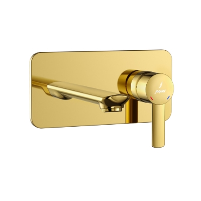 Picture of Exposed Parts of Single Lever Built-in In-wall Manual Valve - Gold Bright PVD