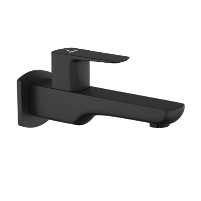 Picture of Bib Tap with Wall Flange - Black Matt