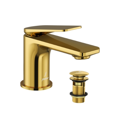 Picture of Single Lever Basin Mixer - Gold Bright PVD