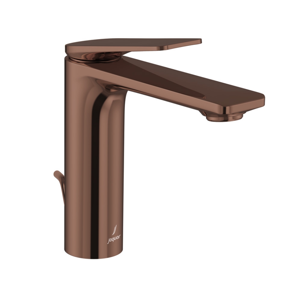 Picture of Single Lever Extended Basin Mixer with Popup Waste - Blush Gold PVD