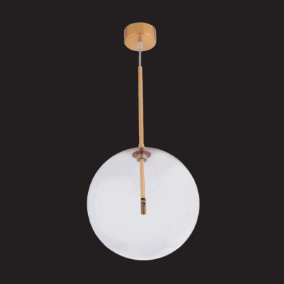 Picture of 1 Light Clear Glass Pendant
