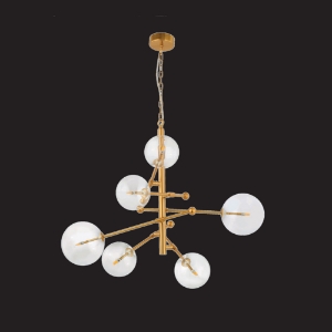 Picture of 6 Light Clear Glass Ceiling Light