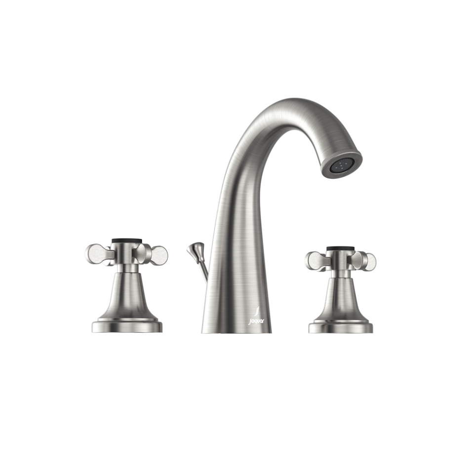 Picture of 3 hole Basin Mixer with Popup waste - Stainless Steel