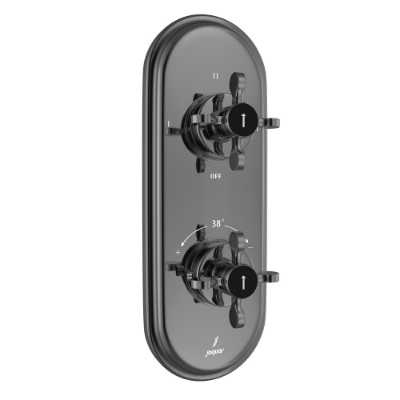 Picture of Aquamax Thermostatic Shower Mixer - Black Chrome