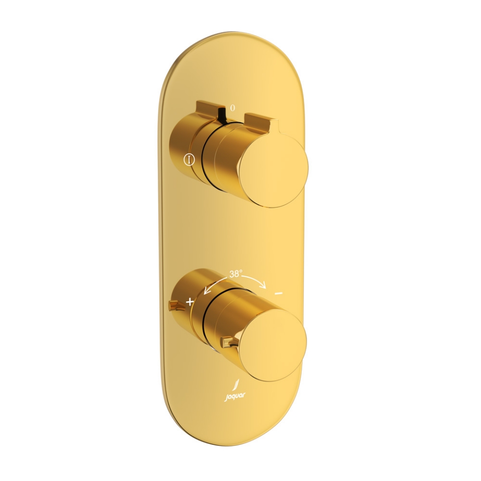Picture of Aquamax Thermostatic Shower Mixer - Gold Bright PVD